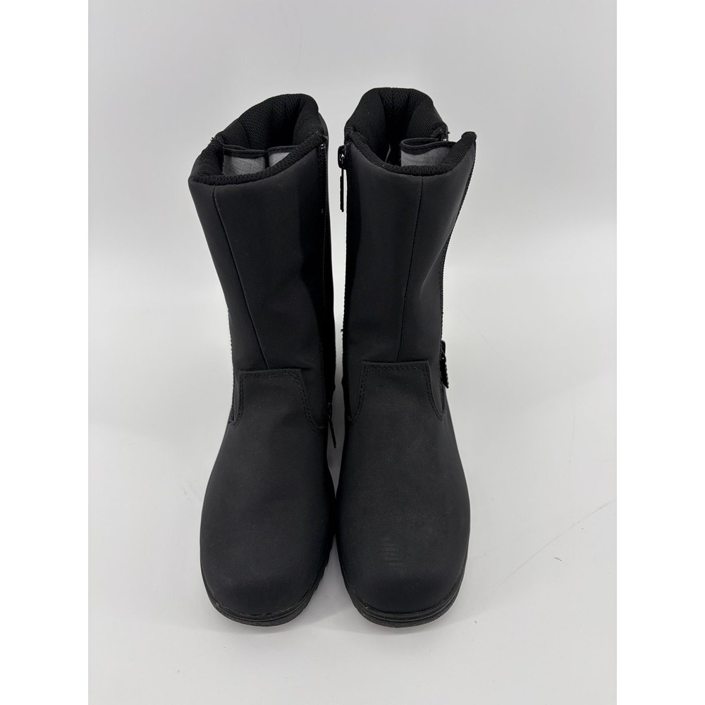 Totes‎ Rosemary High Calf Boots, Black, Waterproof Zipper, Women's Size 8